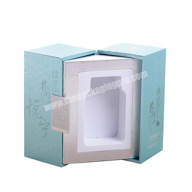 gift box consmetic magnetic gift box double door paper cardboard box