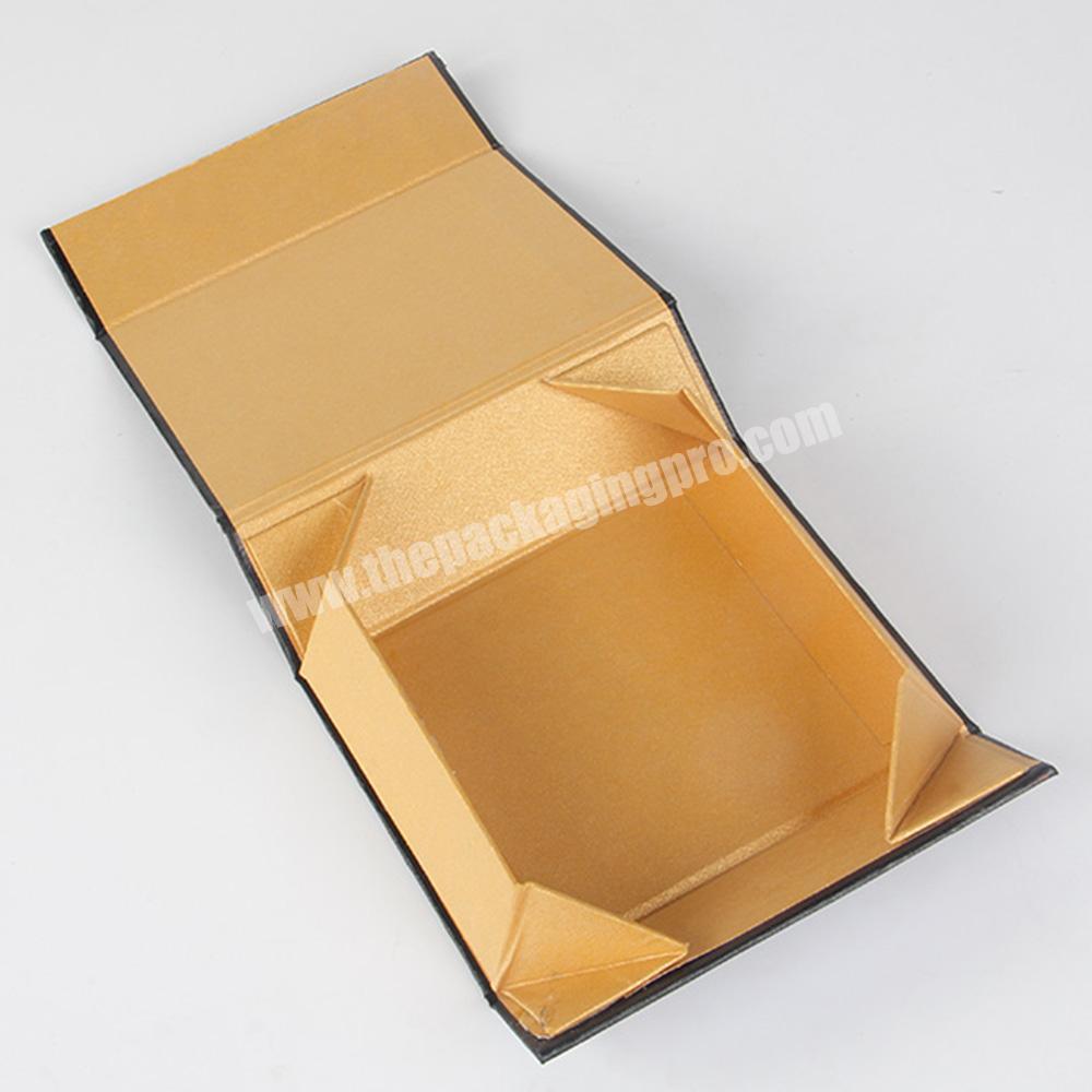 Gift box hot stamping fancy paper collapsible gift packing folding foldable paper box