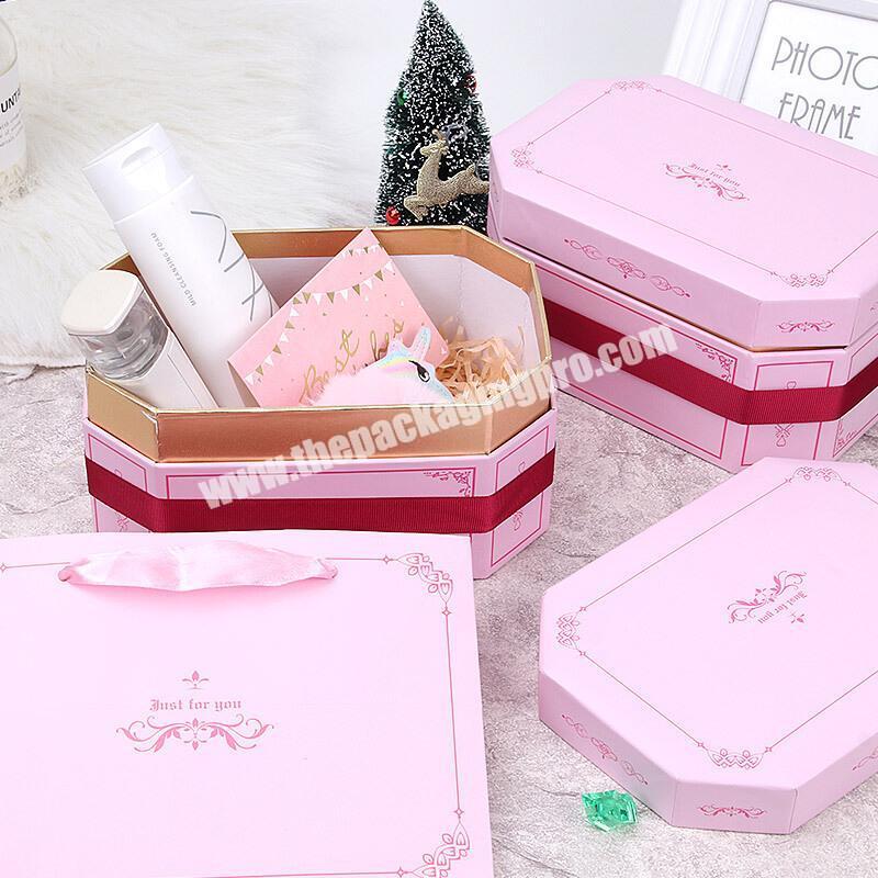 Gift box manufacturer professional custom cake bow tie with silk ribbon with EVA inner support high-end gift Jewelry box cover