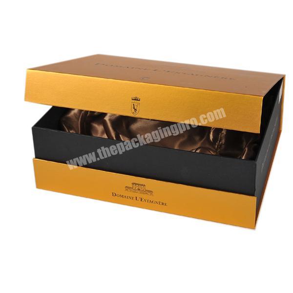 Gift Packaging Double Bottles Cheap Cardboard Paper Red Wine Box