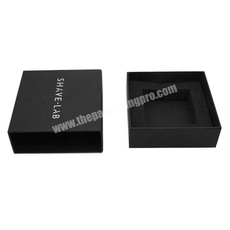Gift paper cardboard sliding match customized cardboard packaging holiday sliding flower drawer box with ribbon