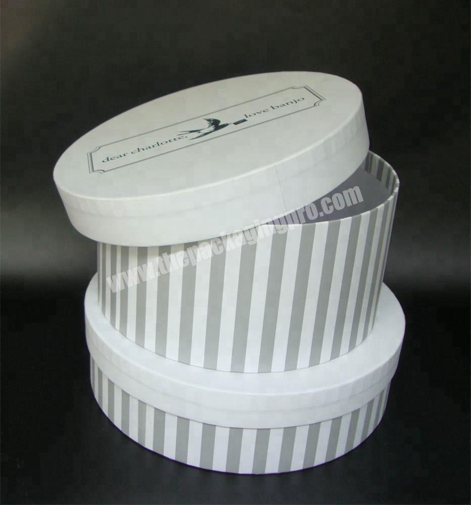 Gift Paper Round Boxes for Flowers Custom Printing Paper Boxes Luxury Wholesale