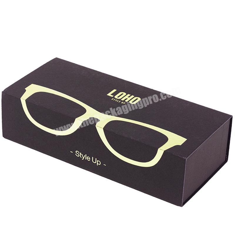 glasses packing box custom kraft logo boxes