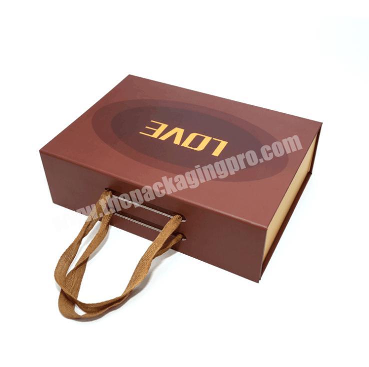 Glossy custom pink color printed carton cardboard packaging folded mailer box mail box with logo for clothes