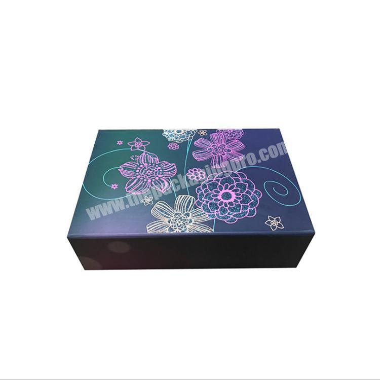 Glossy Paper Packaging Boxes Custom Corrugated Fold Shipping Paper Box