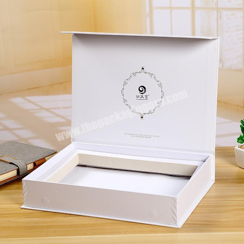 Gold Embossing Fashion Dresses Rainbow Attractive Club Dress Cosmetic White Collapsible Watch Cardboard Matte Black Magnet Box