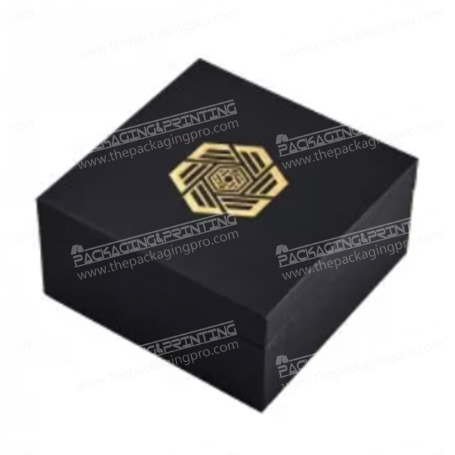 Gold Logo Black Rigid Box