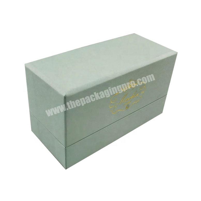 gold logo stamped high-end shoulder chipboard  chocolate bar box candy packaging box