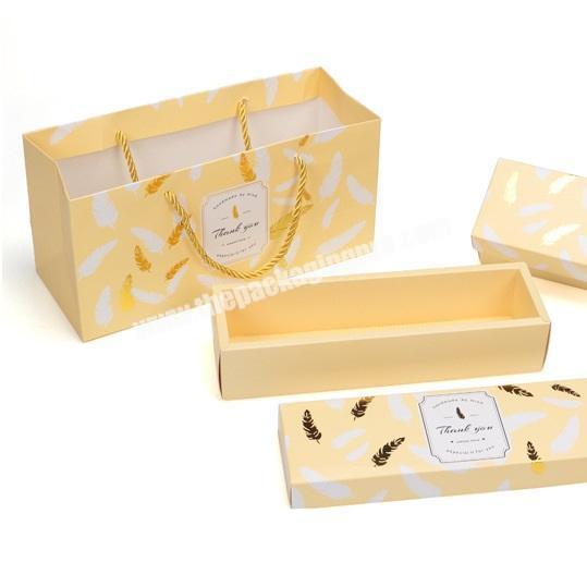 Gold Stamping Packaging Paper Box Chocolate Cookie Custom Logo Cardboard Gift Packing Box