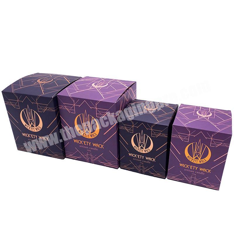 Good Price Of wholesale paper gift box packaging scented candle boxes