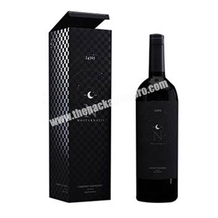 Good Quality Custom Wine Box Packaging With Inlay Foam Protection