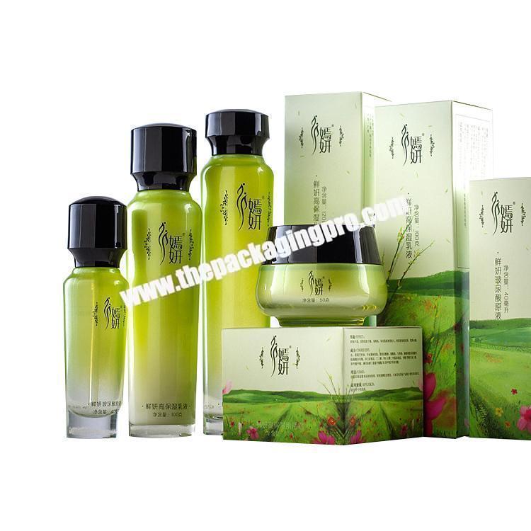 good quality oem custom luxury perfume set  packaging cosmetics paper box for cosmetic