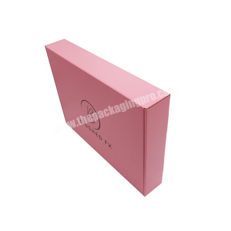 Good quality pink customised mailer box