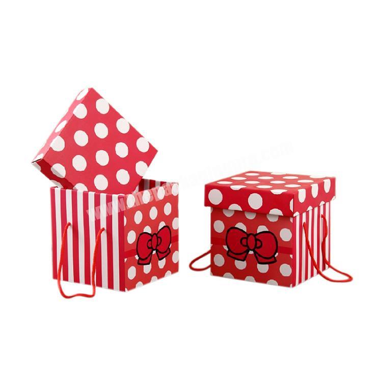 Good quality wholesale cute tin set cube paper gift box