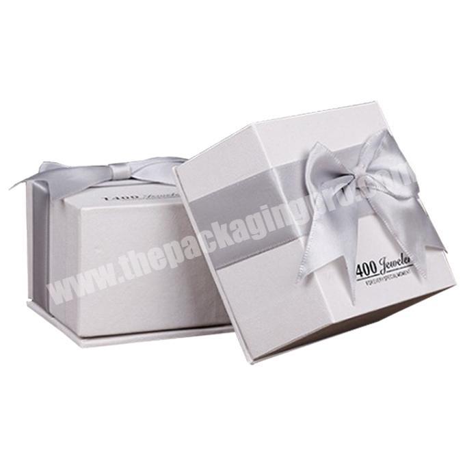 Good supplier shirt box white lid ring jewelry rectangular packaging