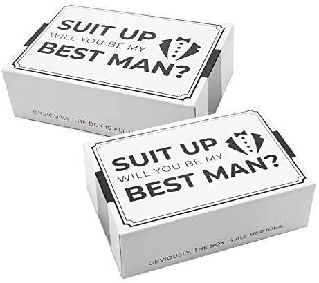 Groomsmen proposal gift box set will you be my groomsman will you be my best man