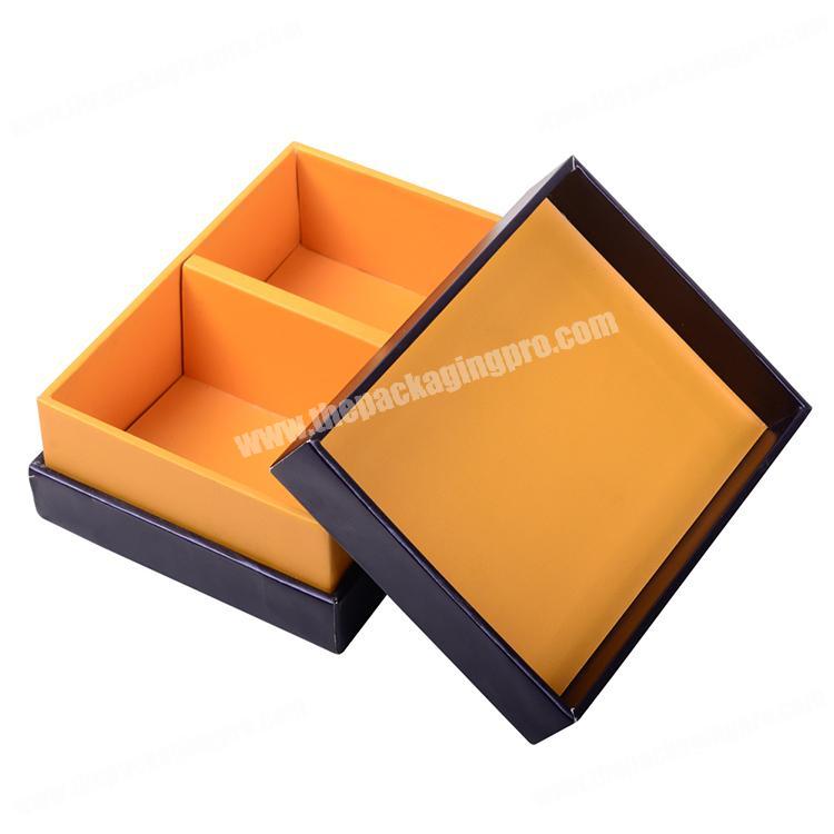 Guangzhou cardboard paper gift  box with divider inserts for tea