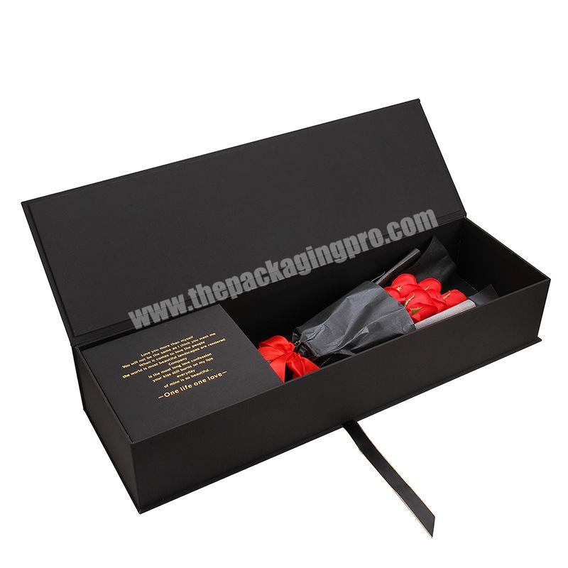 Guangzhou rose packaging square wedding decorated box for flower