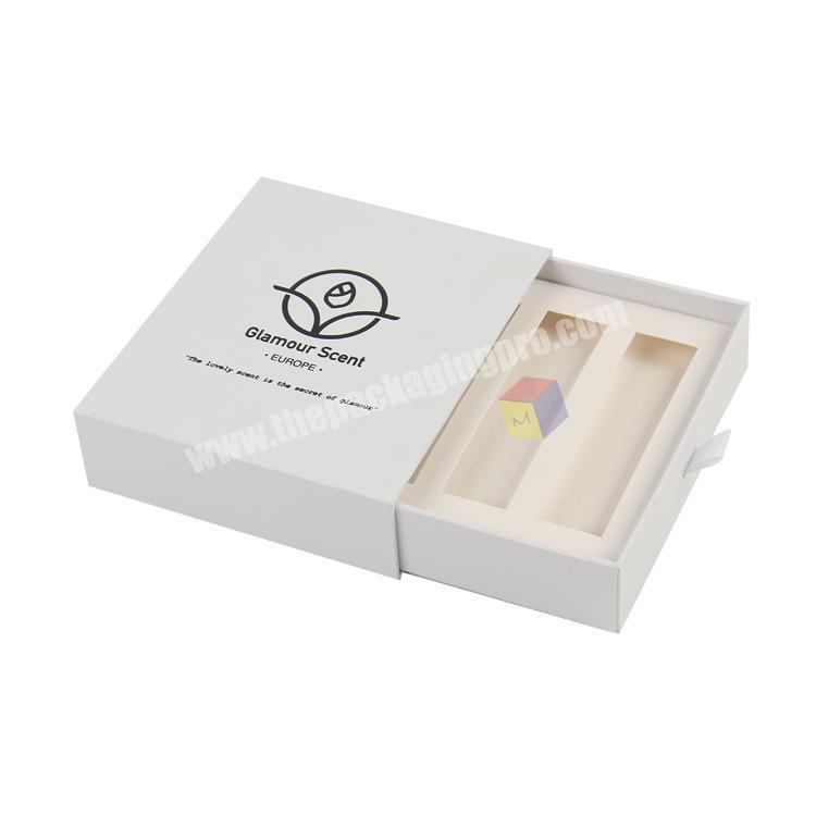 handmade custom drawer slide lip gloss packaging box