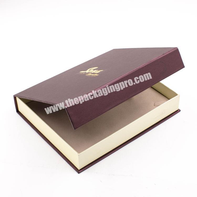 Handmade customized paper jewelry box for jewelry packaging