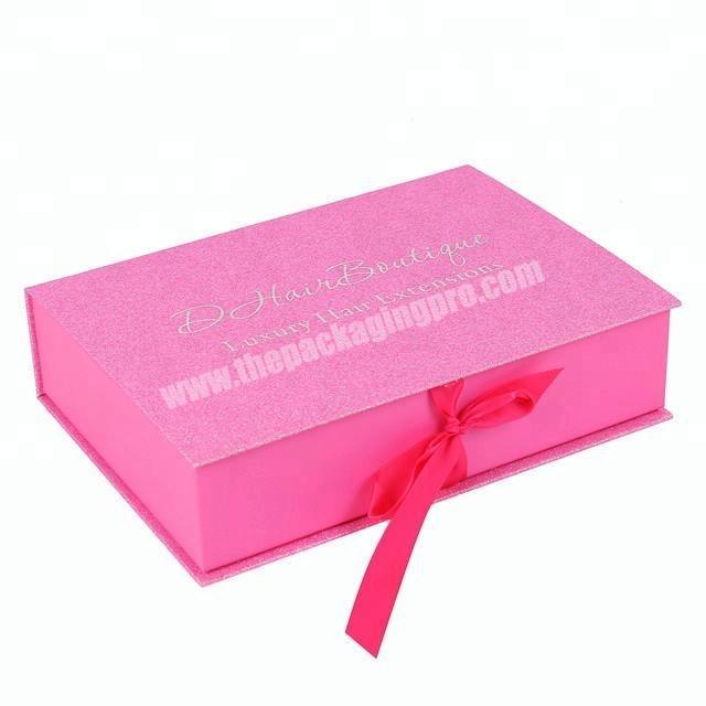 handmade elegant gift box for hair bow packaging