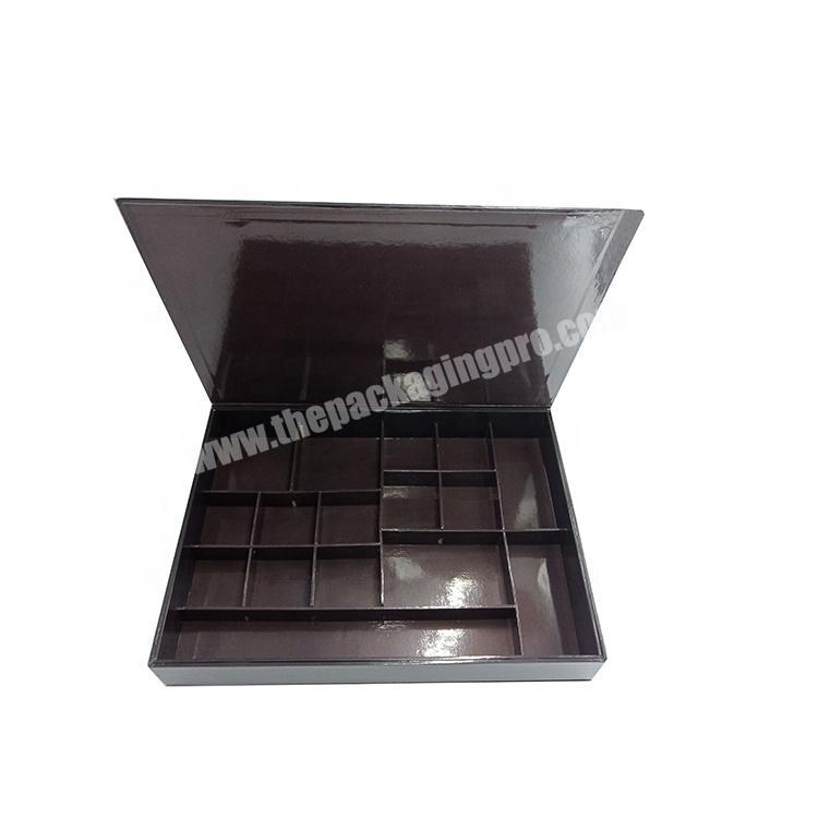 Handmade  gourmet packaging high quality factory chocolate gift box