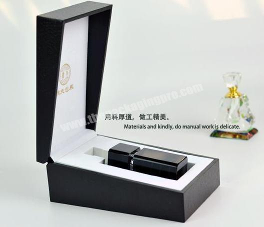 Handmade paper type perfume box flip top packaging gift box ShenZhen supplier