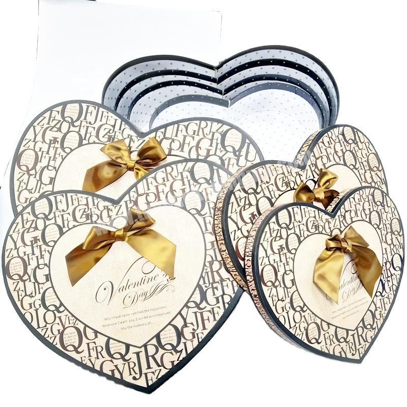 heart shape chocolate box packaging