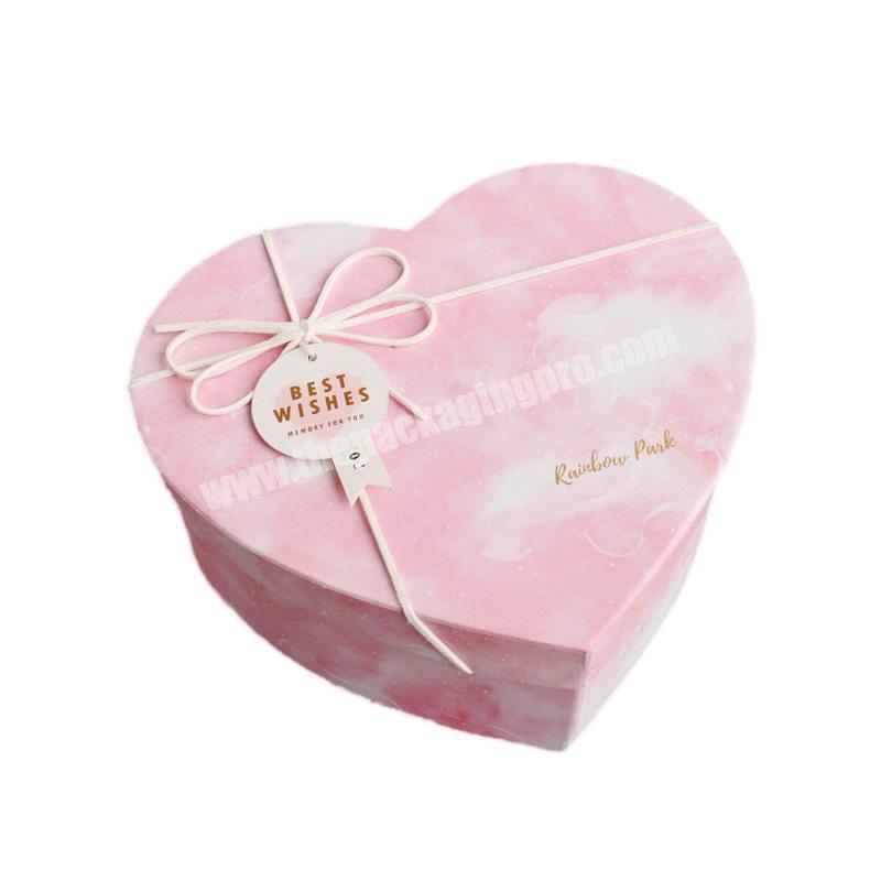 Heart-shaped gift boxes Lipstick Valentine Cosmetic perfume Love Packaging with custom printed logo made in China