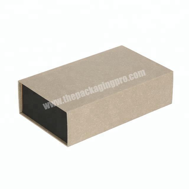 hemp paper material magnet paper gift box