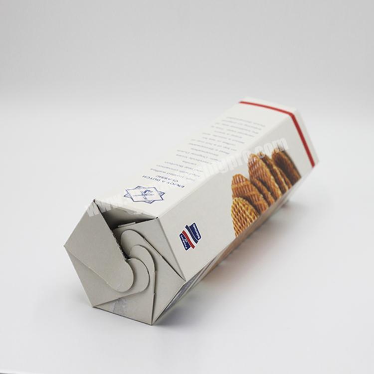 Hexagonal Paper Gift Box for Gift and Craft Packaging Potato Chips Boxes with Special Shape