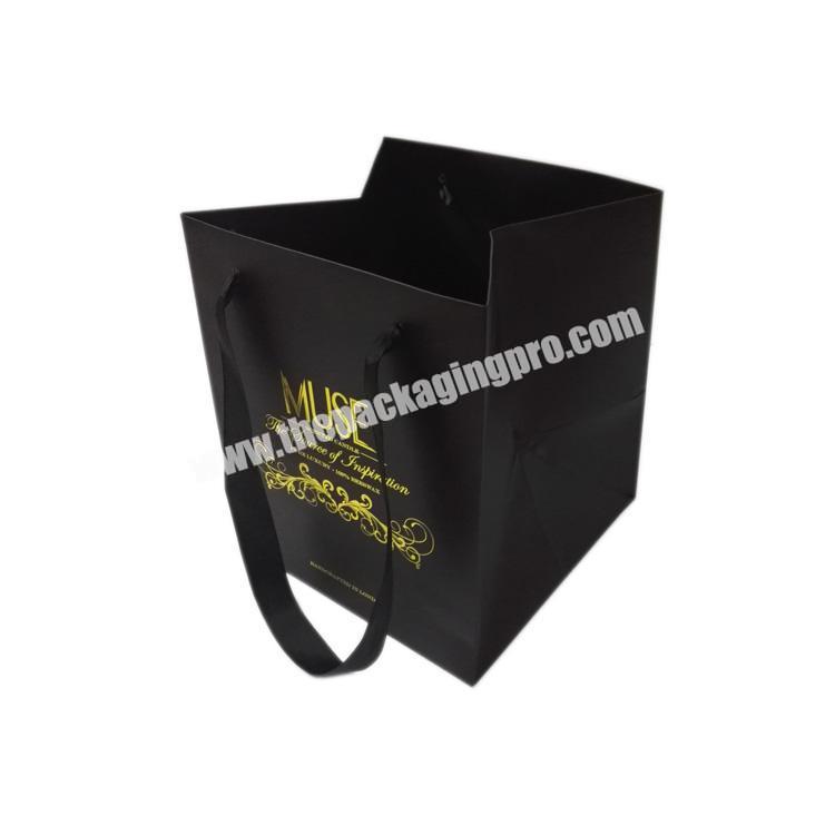 High Durability Paper Bags With Handle Printed Logo Manufacturing Process