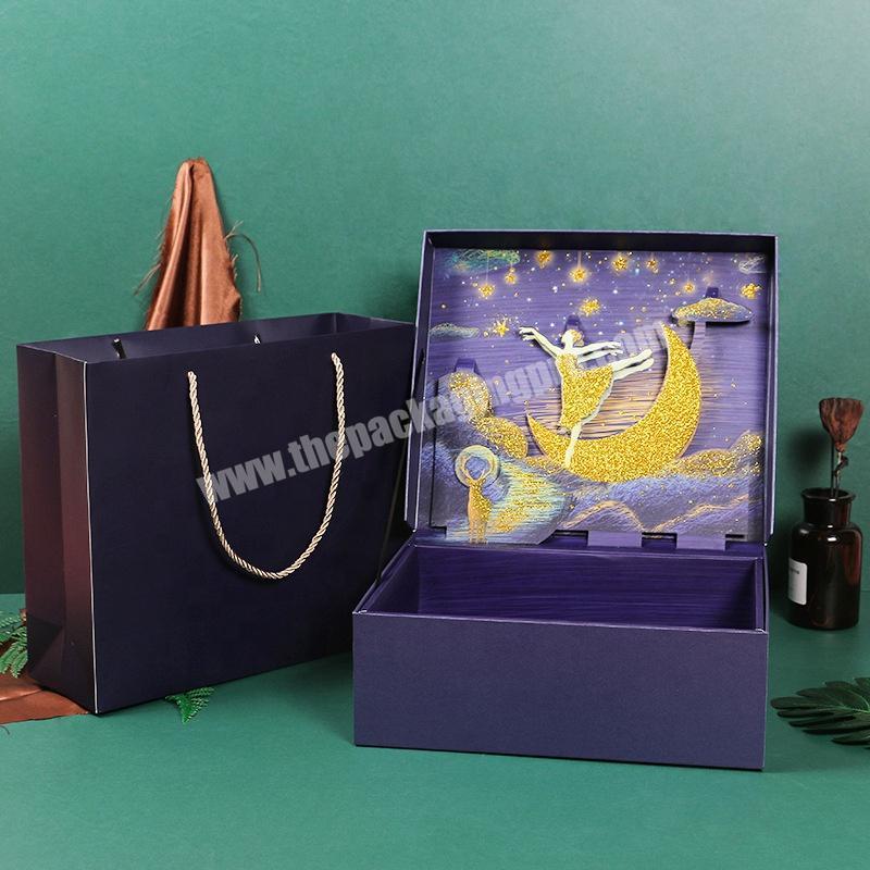 High-end Christmas packaging exquisite wedding gift box cosmetics scarf box