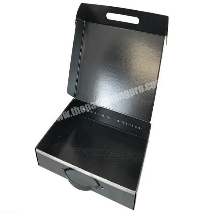 High end corrugated suitcase style paper gift box