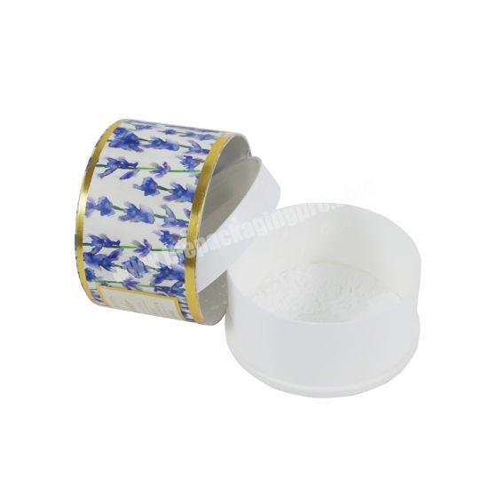 High-end Cosmetic Boxes Baby Talcum Powder Round Cylinder Packaging Box