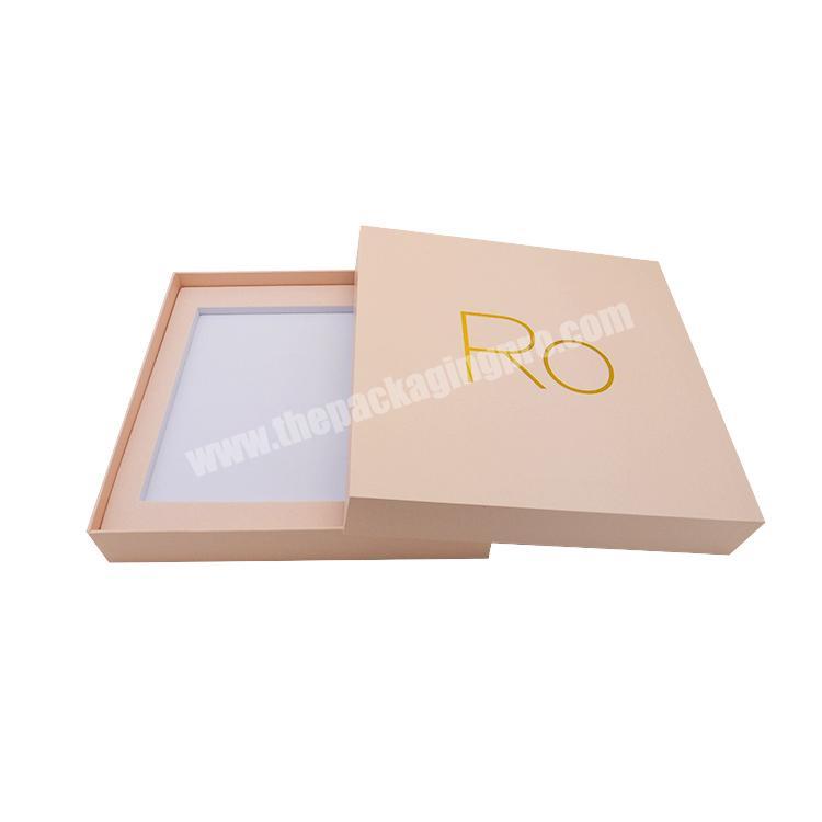 High-end cosmetic packaging boxes with lid