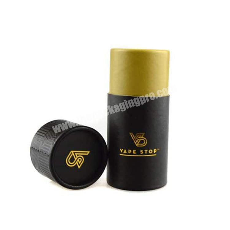 High-end Craft Paper Cylinder Eco-friendly Essential Oil Packaging Tube Box Cylindrical Gift Box For Bottles