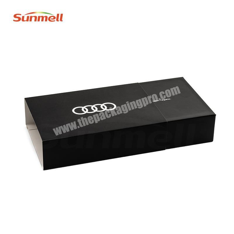 high-end custom black drawer box packaging