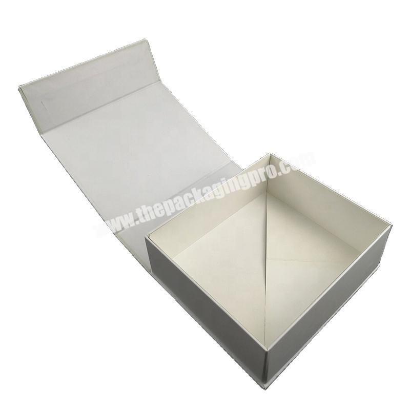High End Custom Cardboard Packaging White Shoe Gift Box