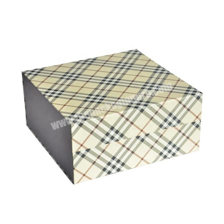 High End Design Cardboard Paper Packaging Necktie Display Folding Gift Box