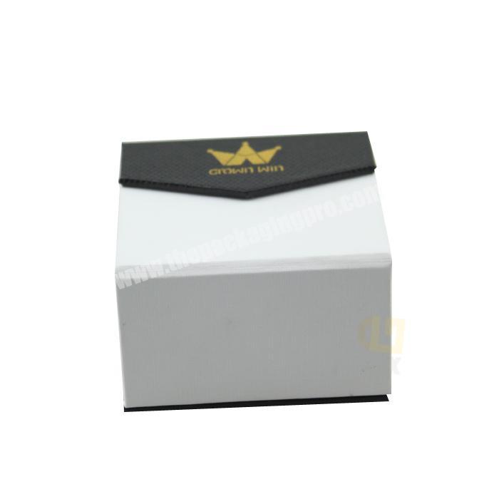 High End Eco friendly Luxury Custom Logo Packaging  magnet flip Jewelry Box