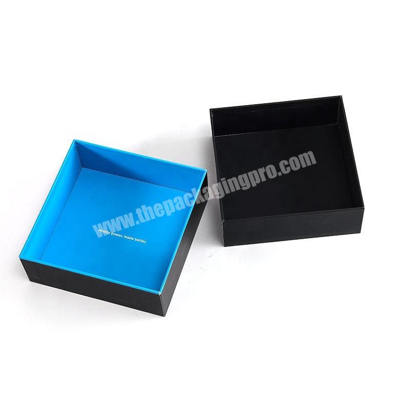 High end foldable printed luxury box packaging design big card board lid and base paper boxes with logo printing