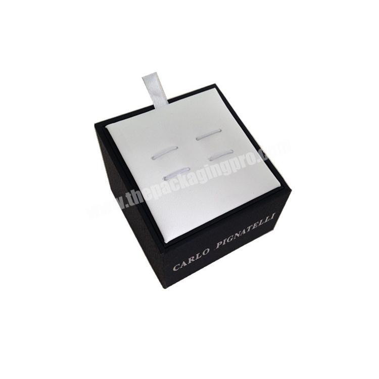 High-End Hard Cube Jewelry Drawer Hand-Drawn Exquisite Black Box Case In Stock Available