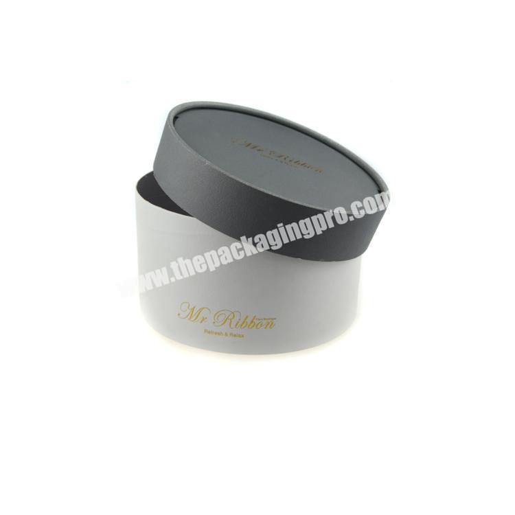 high-end packaging box cylinder small round jewelry box with lid