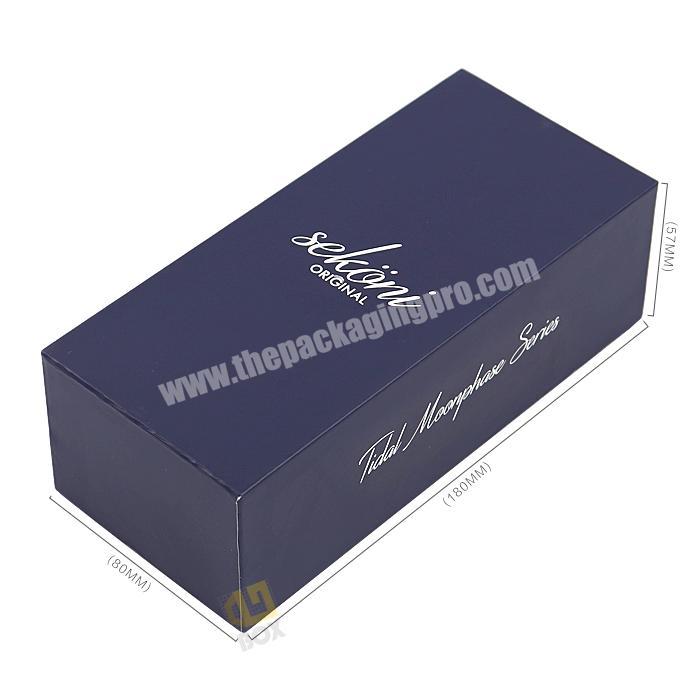 High-end Recycled Cardboard Luxury Clear Custom Black Drawer Jewelry Packaging Box
