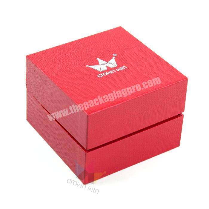 High End Recycled Modern Custom Logo Packaging Single Paper Watch Box With Pillow