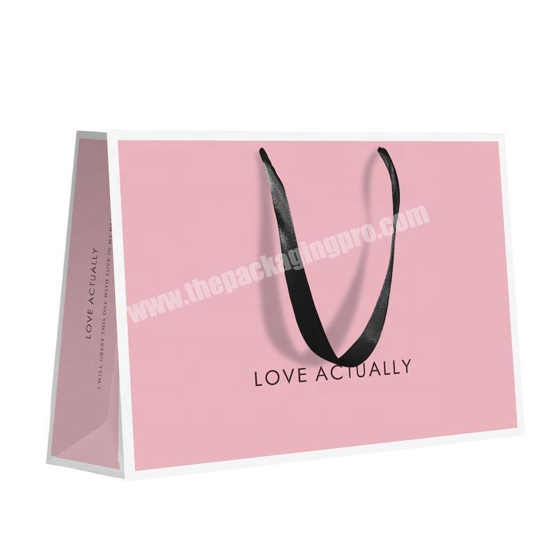 High-End Simple Fashion Creative Gift Bags, Big Brand Special Paper Bag Customized Senior General Packaging