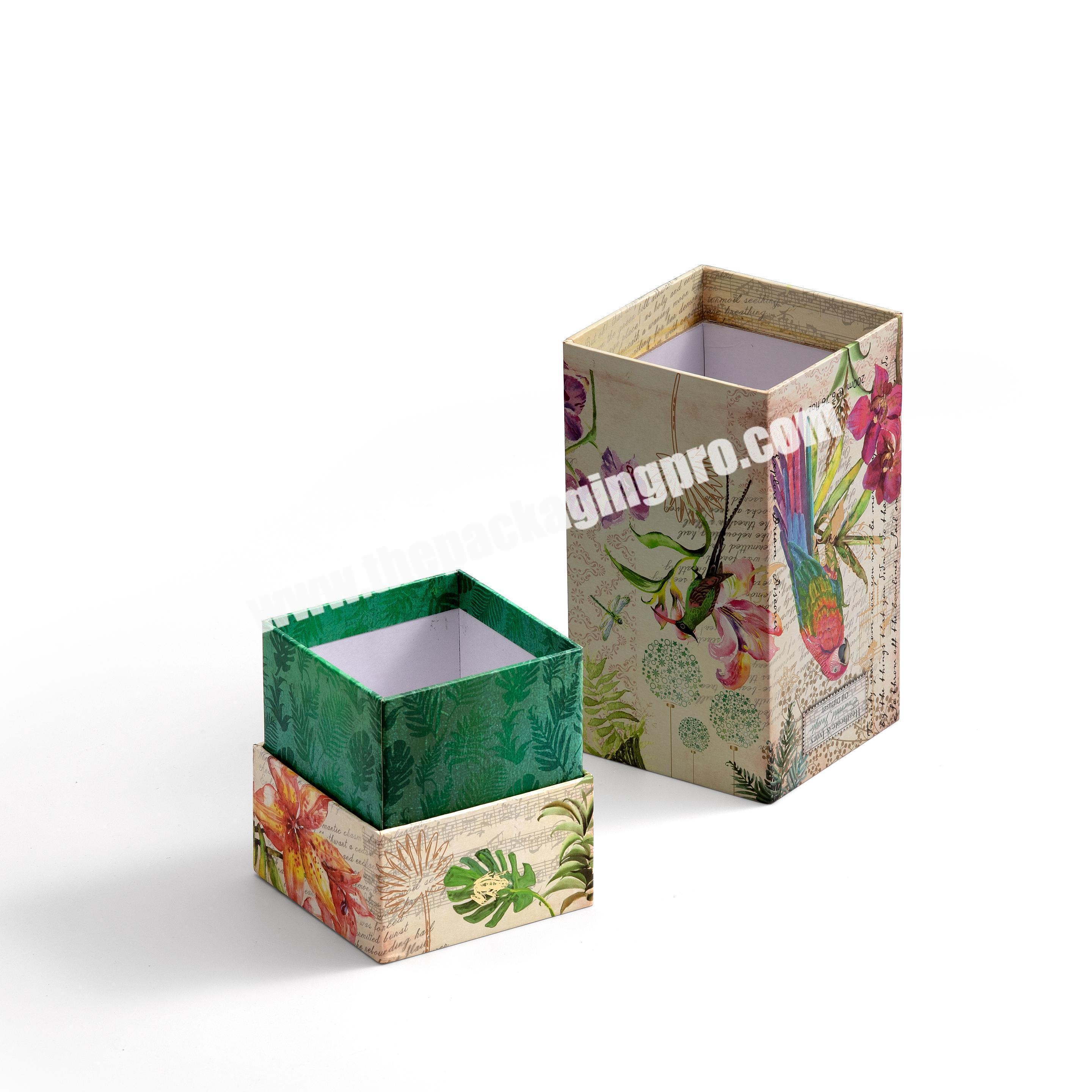 High-end tea packaging box hat paper gift boxes cardboard package