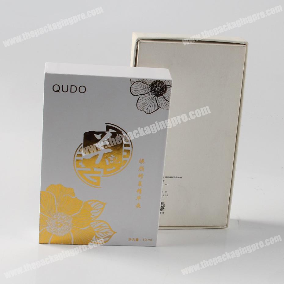 high gloss white hard cardboard paper box for wedding souvenirs
