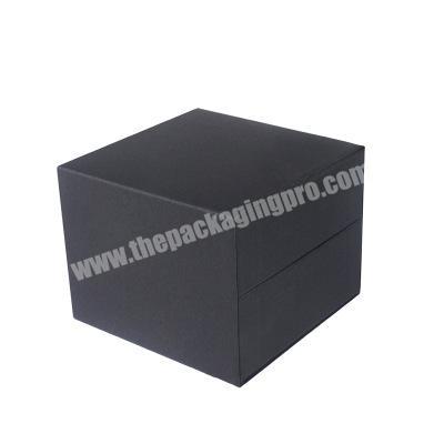 High grade watch box packaging box customized black square watch box